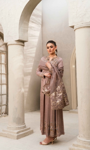 Embellished Dusky Lavender Set