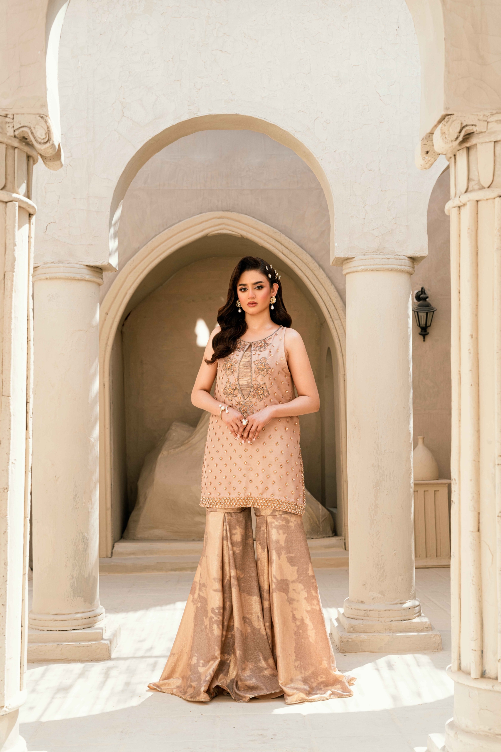 Embellished Tea Pink Set